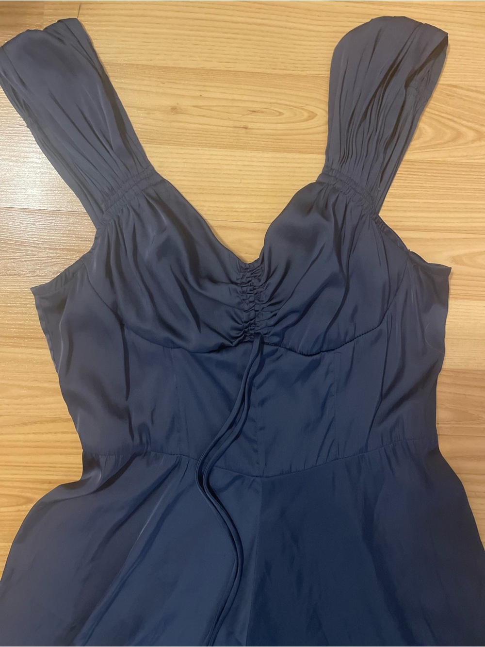 Current Air Navy Blue Midi Dress